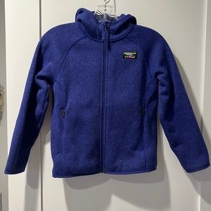 Purple fleece jacket